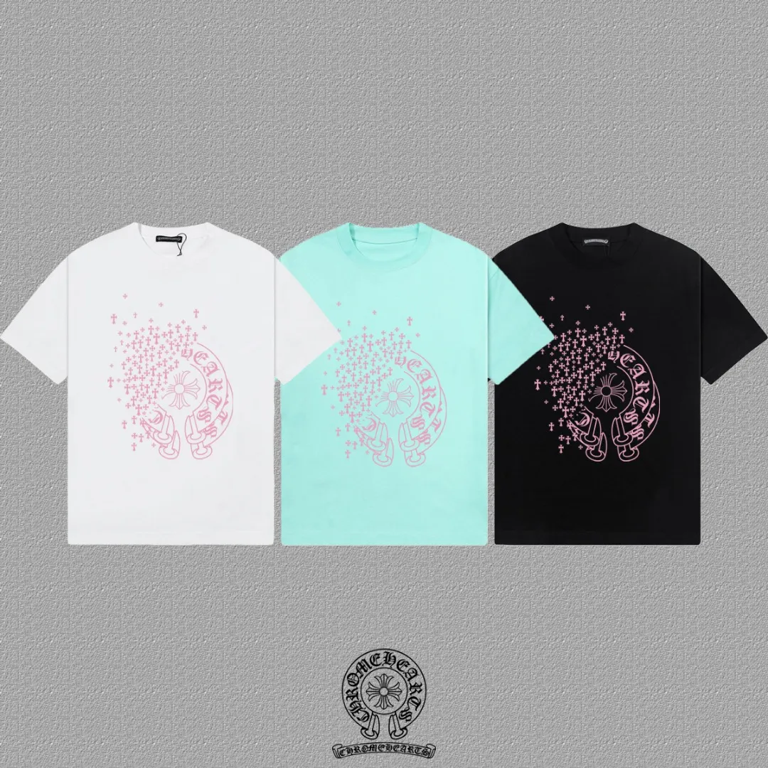 [CH ] 2026FW T LOGO Premium 26s Same Style ：Black White Green Size：S M L XL 2XL